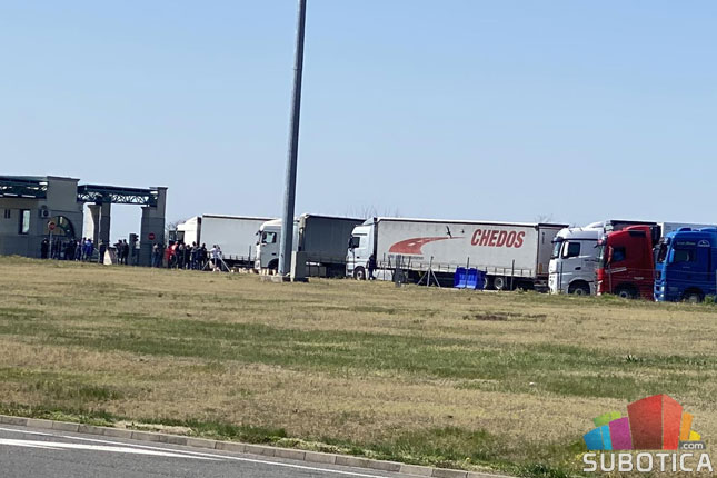 Nezadovoljni prevoznici blokirali terminal za teretnjake na Horgošu