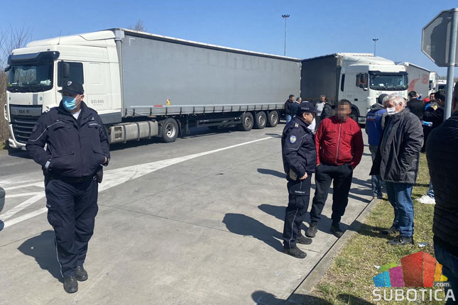 Nezadovoljni prevoznici blokirali terminal za teretnjake na Horgošu