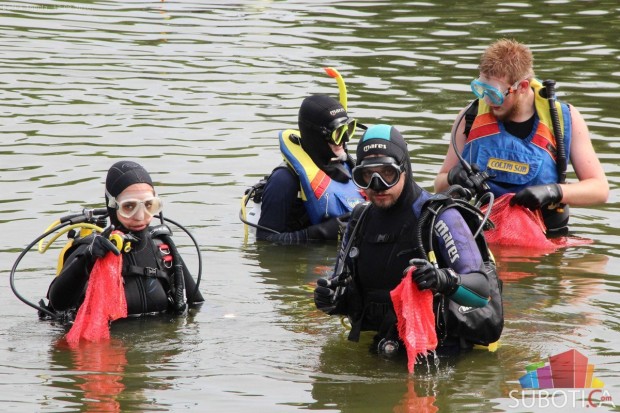 Ronioci iz Vojvodine izvadili više od 120 kilograma smeća iz Bačkotopolskog jezera