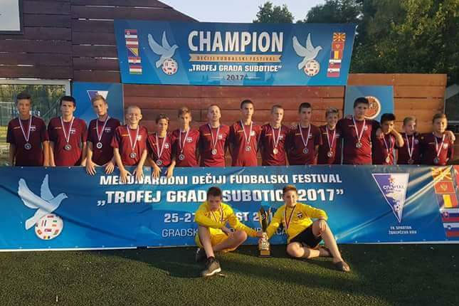Fudbal: Završen turnir "Trofej grada Subotice"