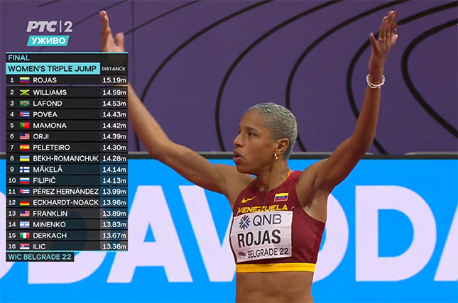 Atletika: Jovana poslednja u troskoku na Svetskom prvenstvu u Beogradu