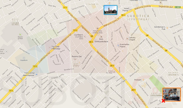 Pauk "jede" i propisno parkirana vozila