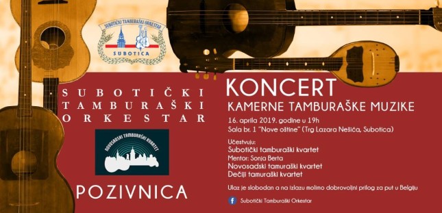 Tamburaški kvartet koncertom prikuplja novac za nastup na festivalu u Belgiji