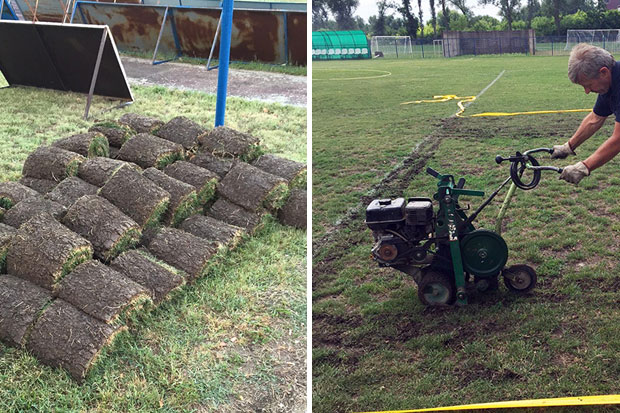 Počeli pripremni radovi za postavljanje reflektora na Gradskom stadionu