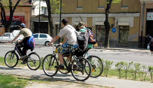 Subotički je voziti bicikl...