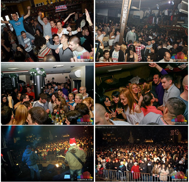 Subotičani se zagrevali za novu pa ispratili staru godinu