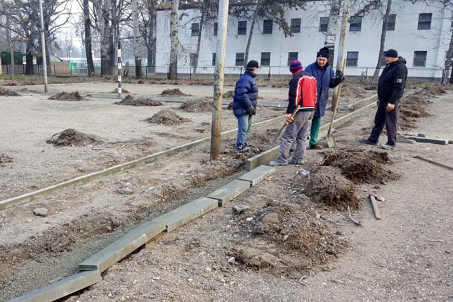 U toku uređivanje sportskih terena na Paliću