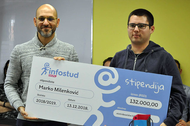Infostud stipendirao studente Visoke tehničke škole i Ekonomskog fakulteta