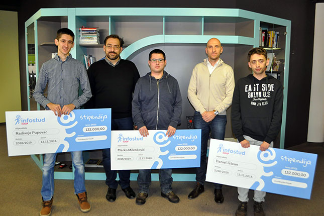 Infostud stipendirao studente Visoke tehničke škole i Ekonomskog fakulteta