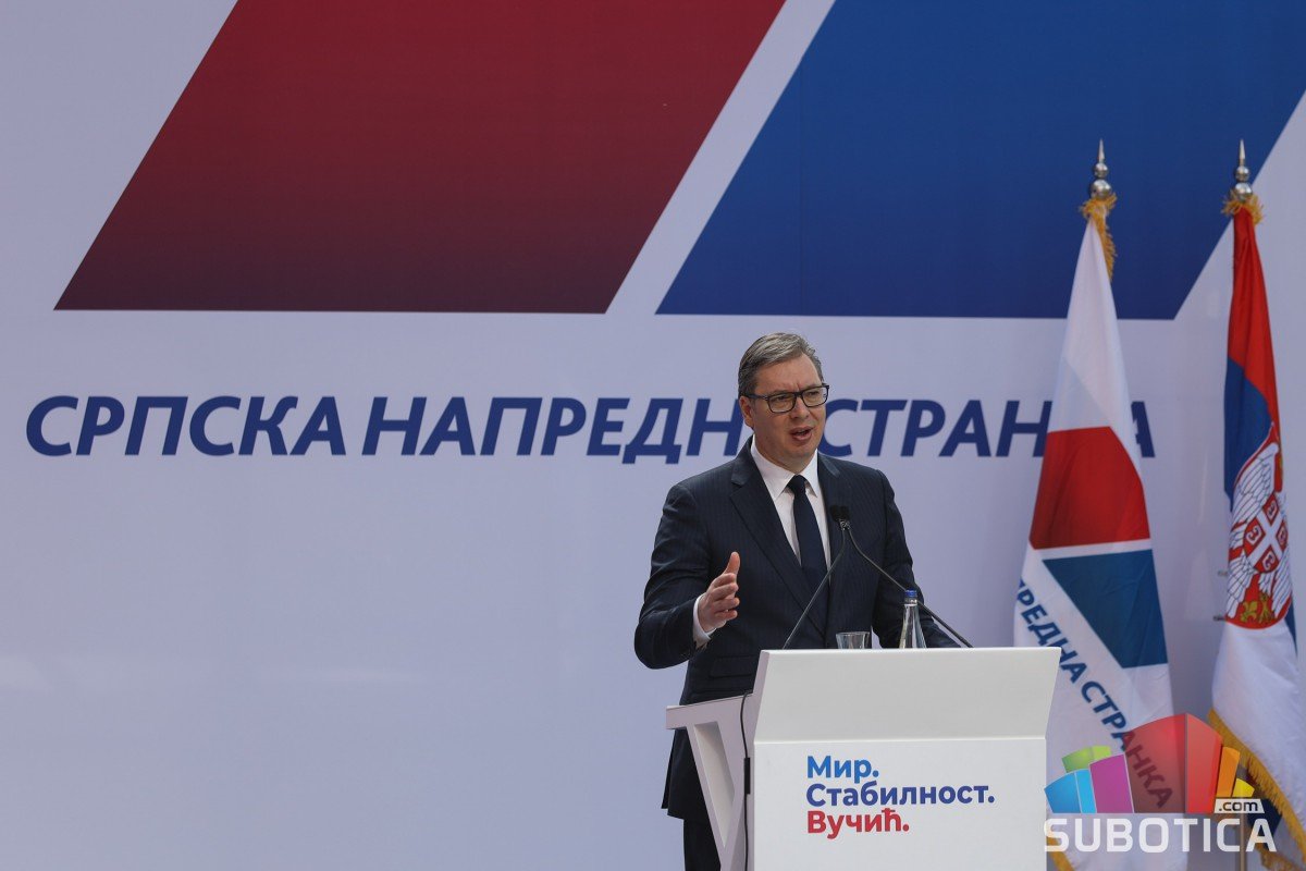 Miting Srpske napredne stranke – u Suboticu i Srbiju stižu velike  investicije