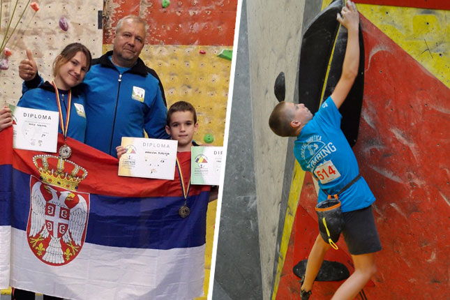 Sportsko penjanje: Dve medalje za takmičare Spartaka u Bukureštu