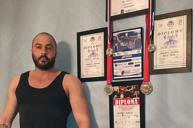 Siniša Čovčić i Damir Kopilović - subotički "powerlifteri" postižu zapažene rezutate