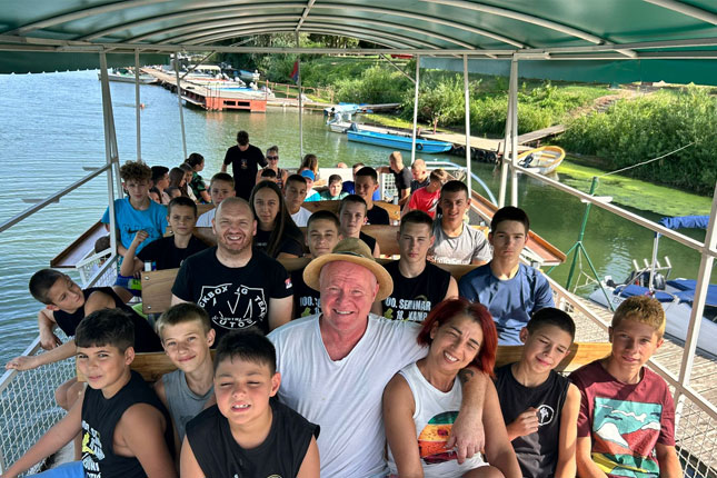 Kik boks: Borci "Top fightera" na kampu perspektivnih sportista u Kanjiži