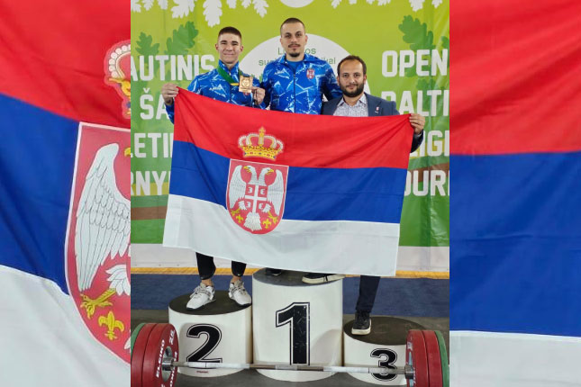 Dizanje tegova: Balaž Benčik Maša osvojio bronzu na Kupu baltičkih nacija