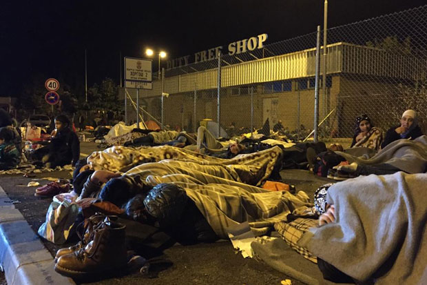 Miran protest izbeglica na Horgošu 2, zatvoreni Horgoš 1 i Bački Vinogradi