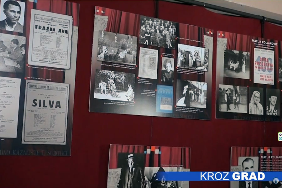 Osam decenija hrvatskog teatra u Subotici – otvorena izložba u „Jadranu“