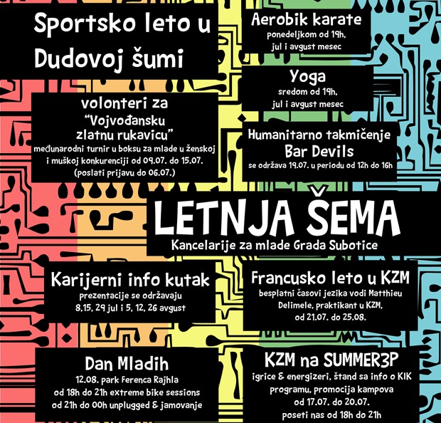 Letnje aktivnosti Kancelarije za mlade