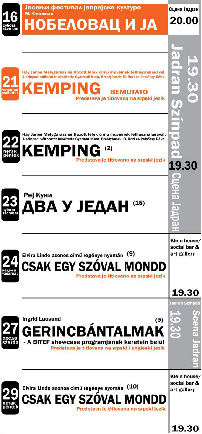 Predstava "Nobelovac i ja" otvara novu sezonu Narodnog pozorišta