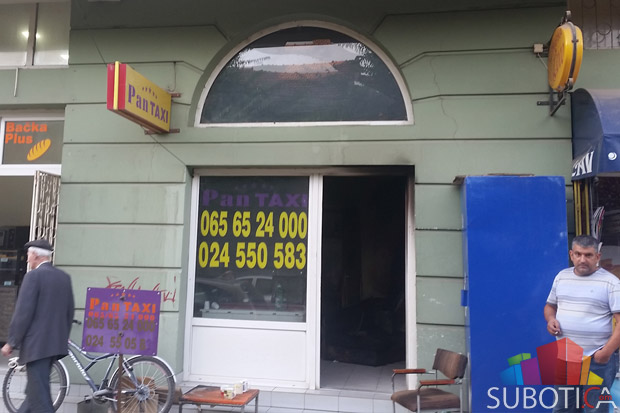 Pijanac zapalio taksi udruženje na Radijalcu