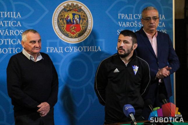 Rvači Spartaka na prijemu kod gradonačelnika Bakića