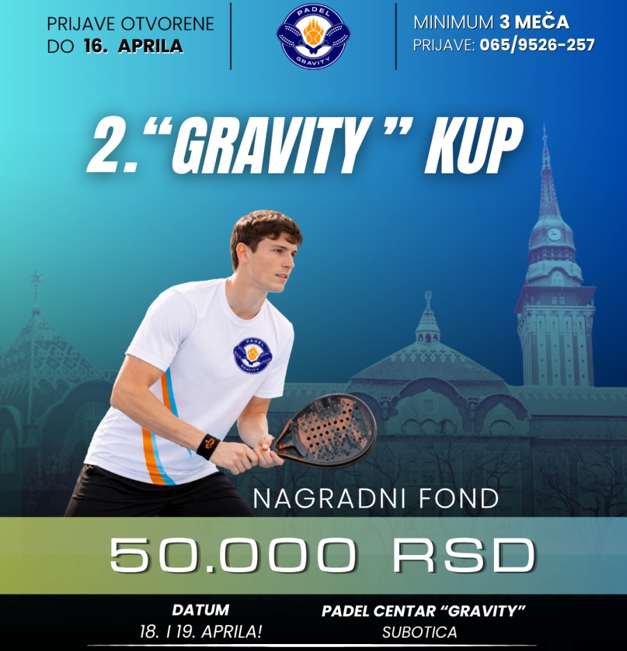 "Gravity" podiže standarde: nova sezona padela počela uz velike novine