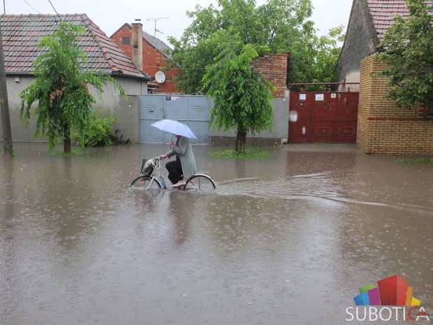 Nova kiša i novi problemi na subotičkim ulicama