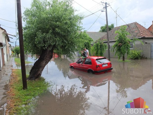 Nova kiša i novi problemi na subotičkim ulicama