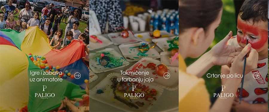 Uskršnja avantura za decu u Paligo Palati
