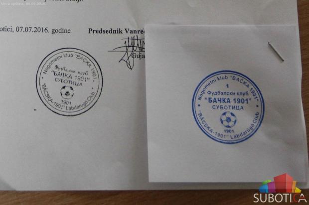 Krivične prijave zbog pokušaja preotimanja FK "Bačka 1901"