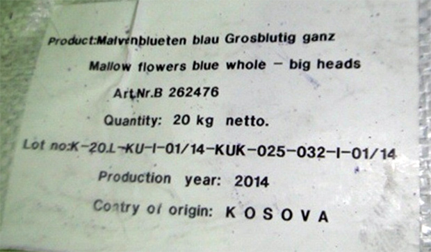 Lažna faktura za tovar crnog sleza