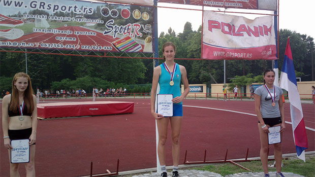 Atletičarka Luna Jović juniorski prvak Srbije