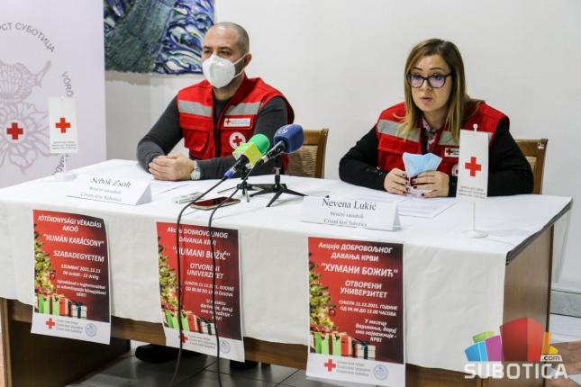 Akcija dobrovoljnog davanja krvi "Humani Božić" u subotu na Otvorenom univerzitetu