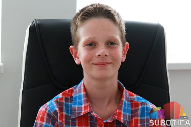 Оni dolaze: Aleksandar Čokić, učenik OŠ "Jovan Mikić" i član Stonoteniskog kluba "Spartak"