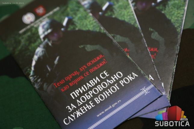 U toku prijave za dobrovoljno služenje vojnog roka