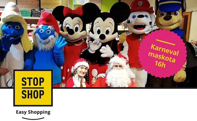 "Stop shop" vikend akcije, maskenbal i zabava za najmlađe