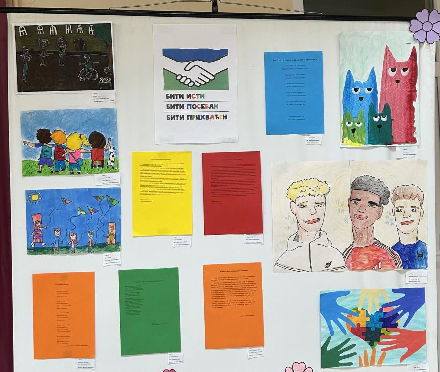 Poruke tolerancije iz školskih klupa: Konkurs OŠ „Sonja Marinković“ okupio mlade stvaraoce