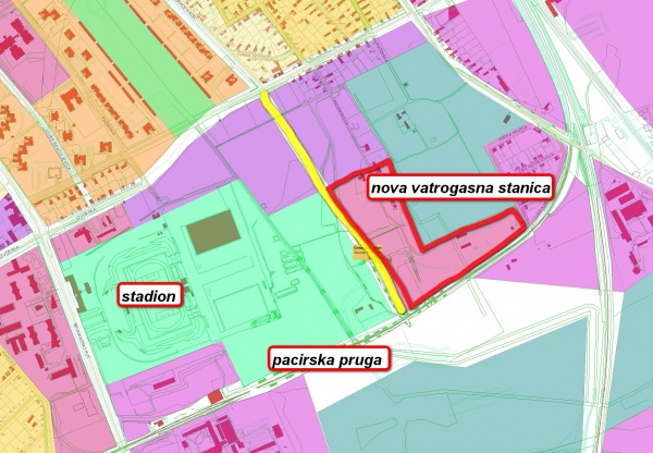 GUP do 2020. Nova vatrogasna stanica Generalni urbanistički plan - Subotica 2020.