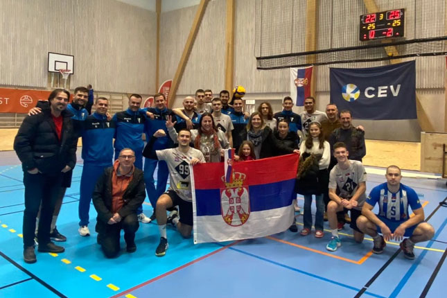 Odbojka: Spartak maksimalan i u revanšu u Norveškoj, prošao u 2. kolo Kupa izazivača