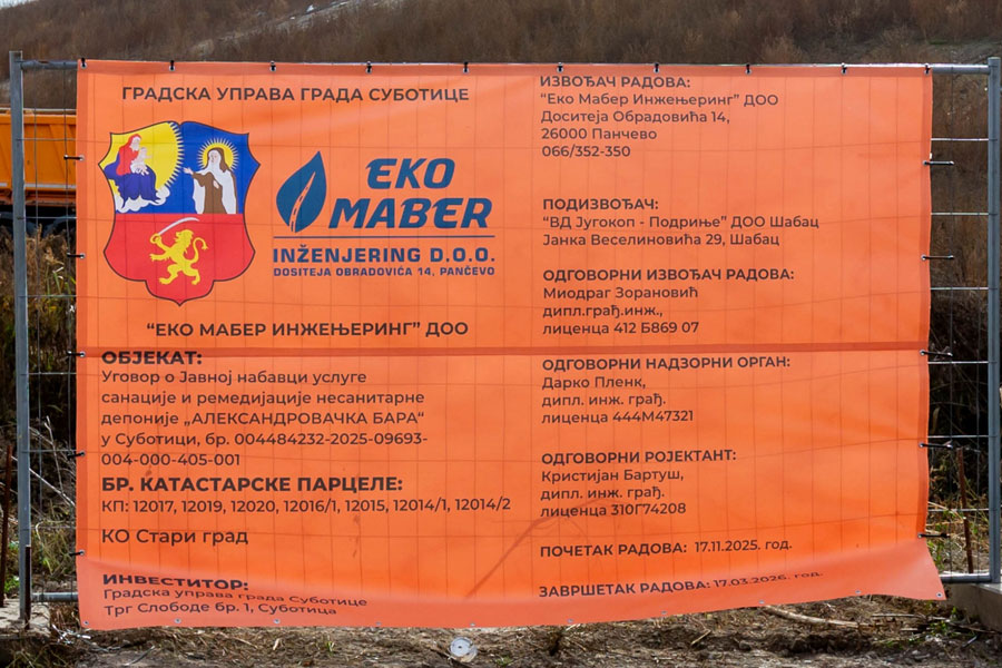 Aleksandrovačka bara ulazi u završnu fazu sanacije – Subotica rešava ekološki problem star 50 godina