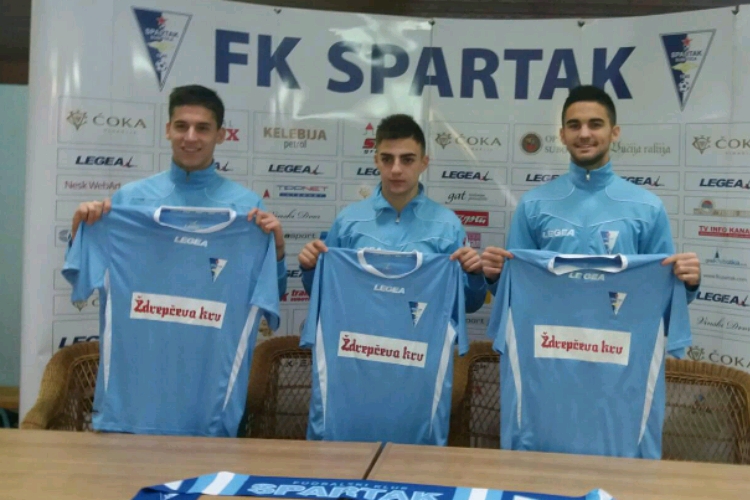 Fudbal: Spartak pred put u Antaliju predstavio nove igrače