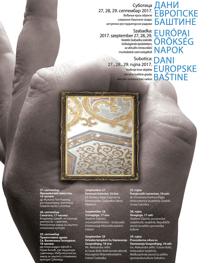 Dani evropske baštine od 27. do 29. septembra