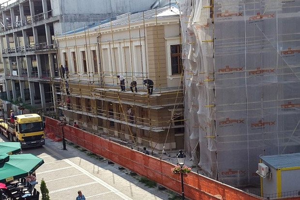 Otkriven deo fasade na Narodnom pozorištu