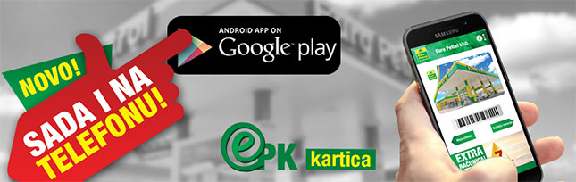 Aplikacija Euro Petrol Kluba koja prati uštede