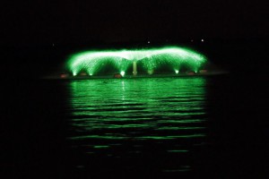 Fotografije nove fontane na jezeru Palić