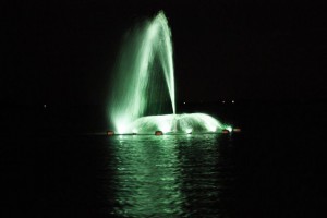 Fotografije nove fontane na jezeru Palić