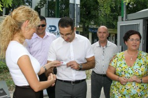 Gradonačelnik 100-ti korisnik "Su Bike" sistema