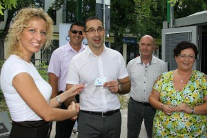 Gradonačelnik 100-ti korisnik "Su Bike" sistema