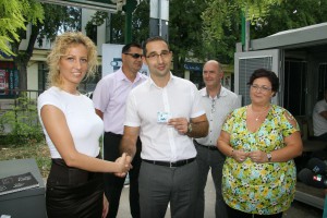 Gradonačelnik 100-ti korisnik "Su Bike" sistema