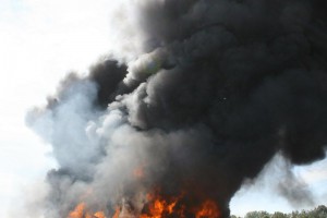 Akcija suzbijanja požara u reciklažnom centru "Interkord"