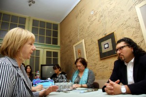 Miloš Nikolić u obilasku Likovnog susreta